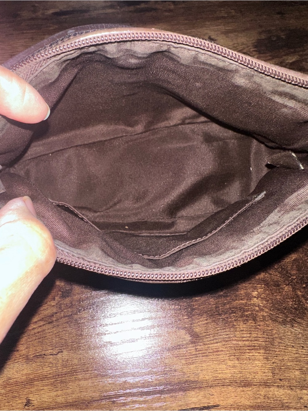 Coach Beige and Brown Signature Shoulder Bag - Picture 8 of 11